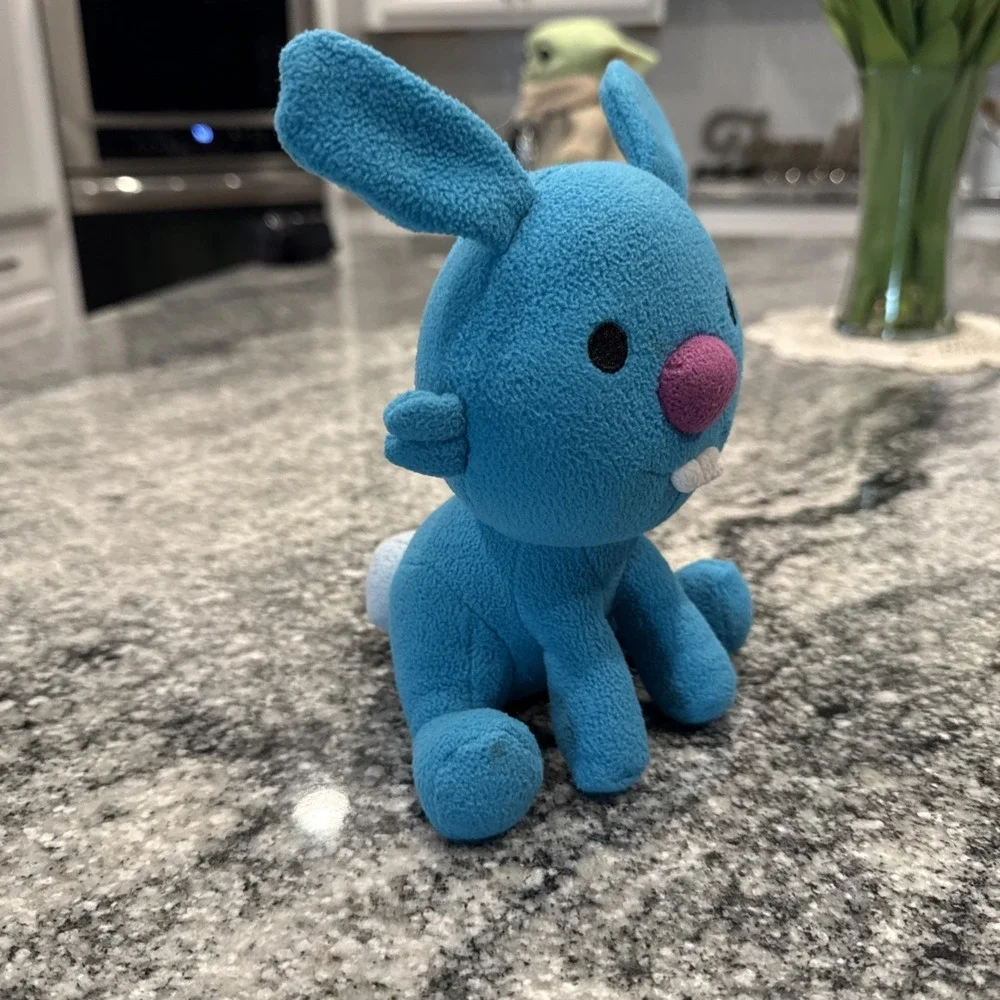 Sago Mini Jack Blue Bunny Plush Stuffed Animal Toy 6 inch SM-TY-JACPLSH-6IN